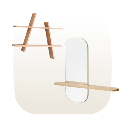 انواع شلف چوبی