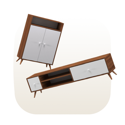 انواع ست میز تلویزیون و جاکفشی