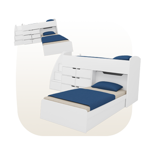 تخت خواب دو طبقه بزرگسالان