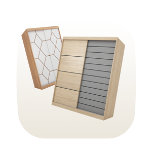 خرید انواع کمد لباس درب ریلی
