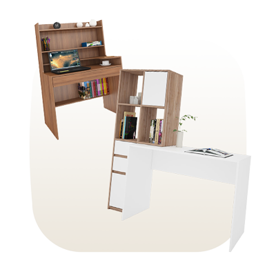 فروش انواع میز تحریر کتابخانه دار