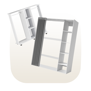 خرید نقد و اقساط کمد کپسولی با قیمت تولیدی