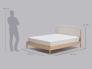 عکس تخت خواب مدرن چوبی دونفره BW510