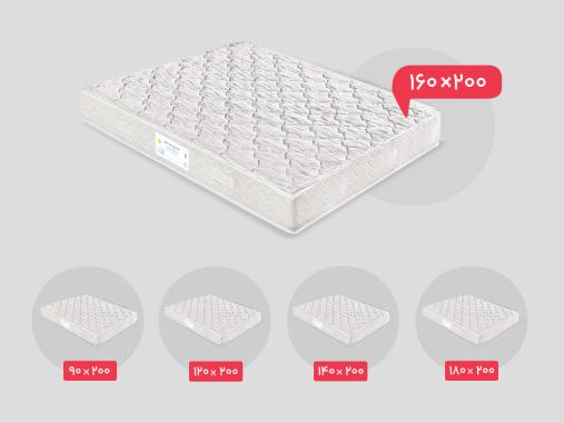 عکس تشک دونفره تمام طبی رویال آسایش مدل ایرسا