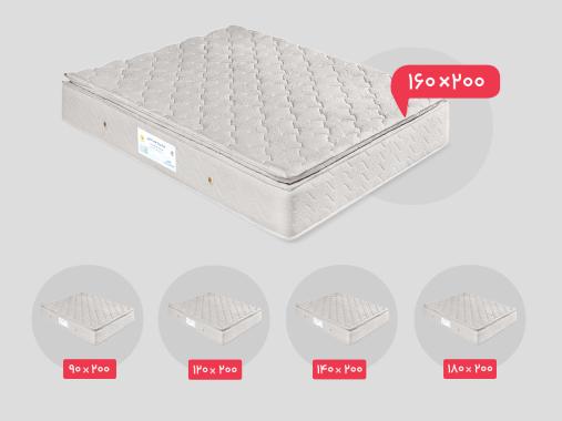 عکس تشک طبی فنری پددار رویال آسایش مدل آرمیس