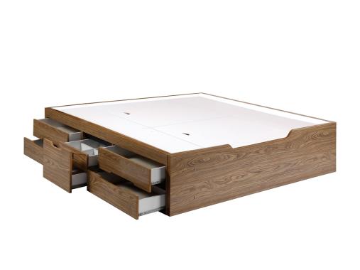 عکس تخت خواب باکس دار دونفره با کشو BD641