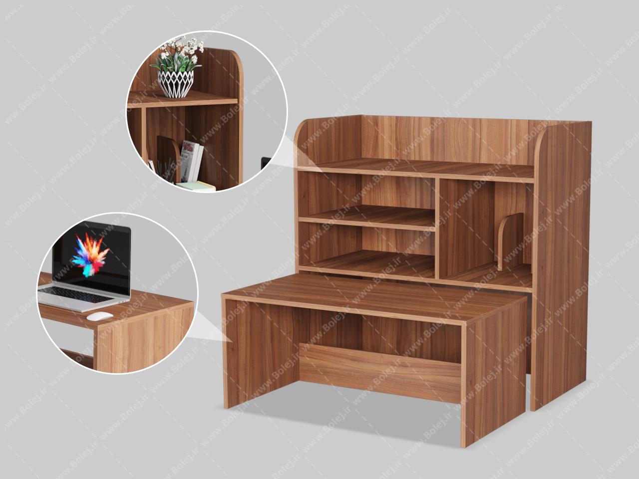 عکس میز تحریر نشسته کتابخانه دار متحرک MS402