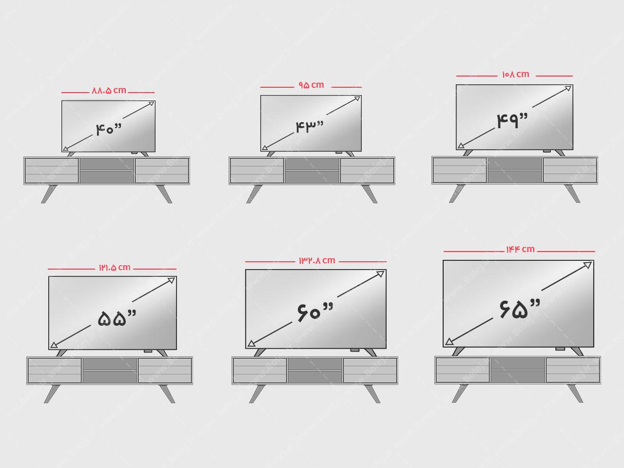 عکس میز تلویزیون مدرن TF 101