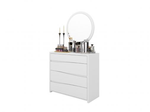 عکس دراور آینه دار مدرن چهار کشو DR284