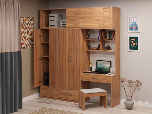 عکس کمد لباس میز تحریر دار ام دی اف ST818