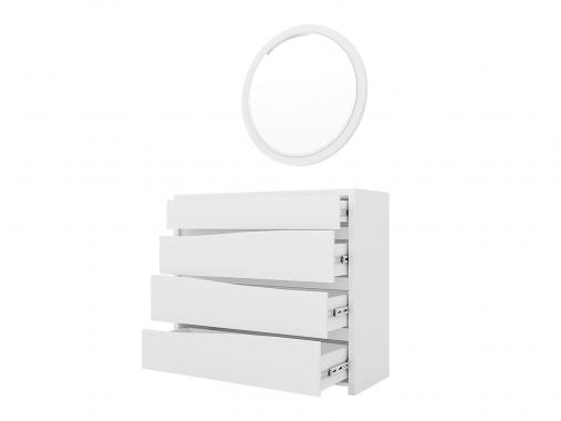 عکس دراور آینه دار مدرن چهار کشو DR284