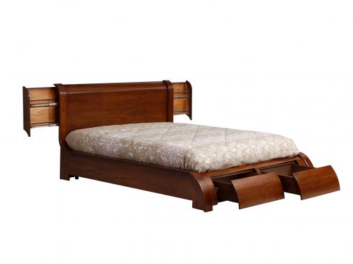 عکس سرویس خواب چوب راش اسپرت کشودار آبتین