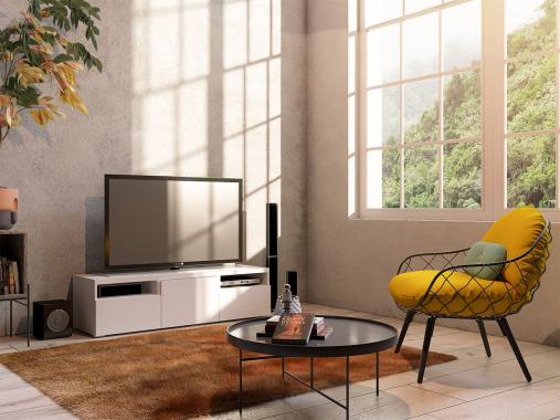 عکس میز تلویزیون ام دی اف ایکیا TF438