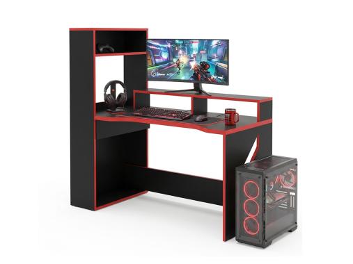 عکس میز گیمینگ قفسه دار MC71