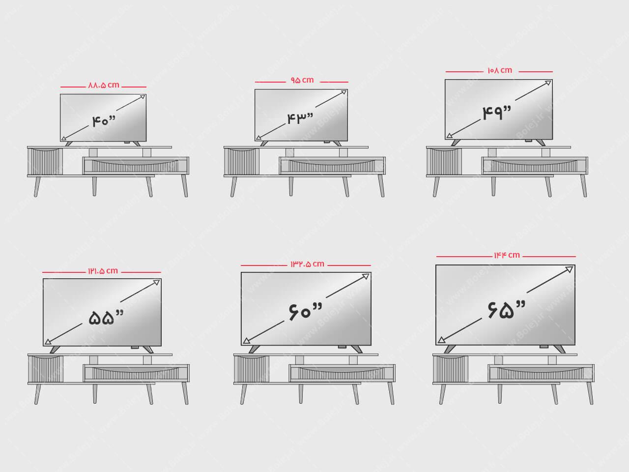 میز LED مدل TF 127