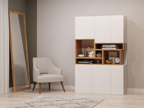 عکس کمد اداری مدرن ام دی اف DL286