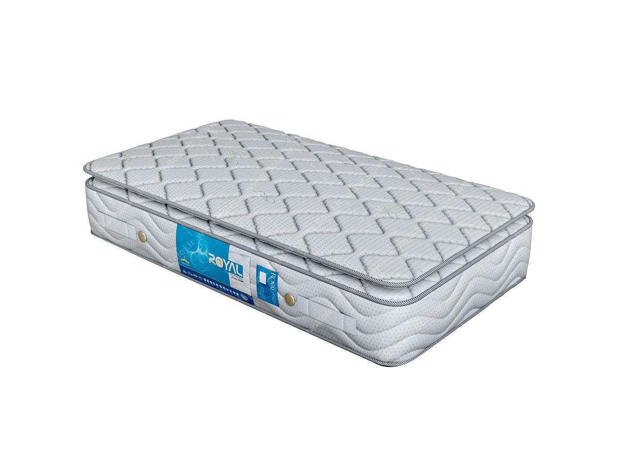 عکس تشک رویال مدل سوپر اسکای طبی فنری یکنفره سایز 120 × 200