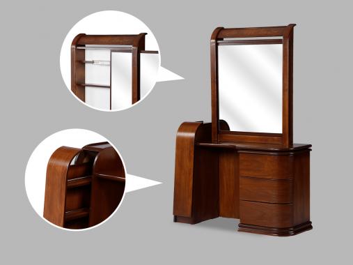 عکس سرویس خواب چوب راش اسپرت کشودار آبتین