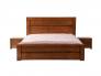 عکس تخت خواب 2 نفره چوبی آکاژو