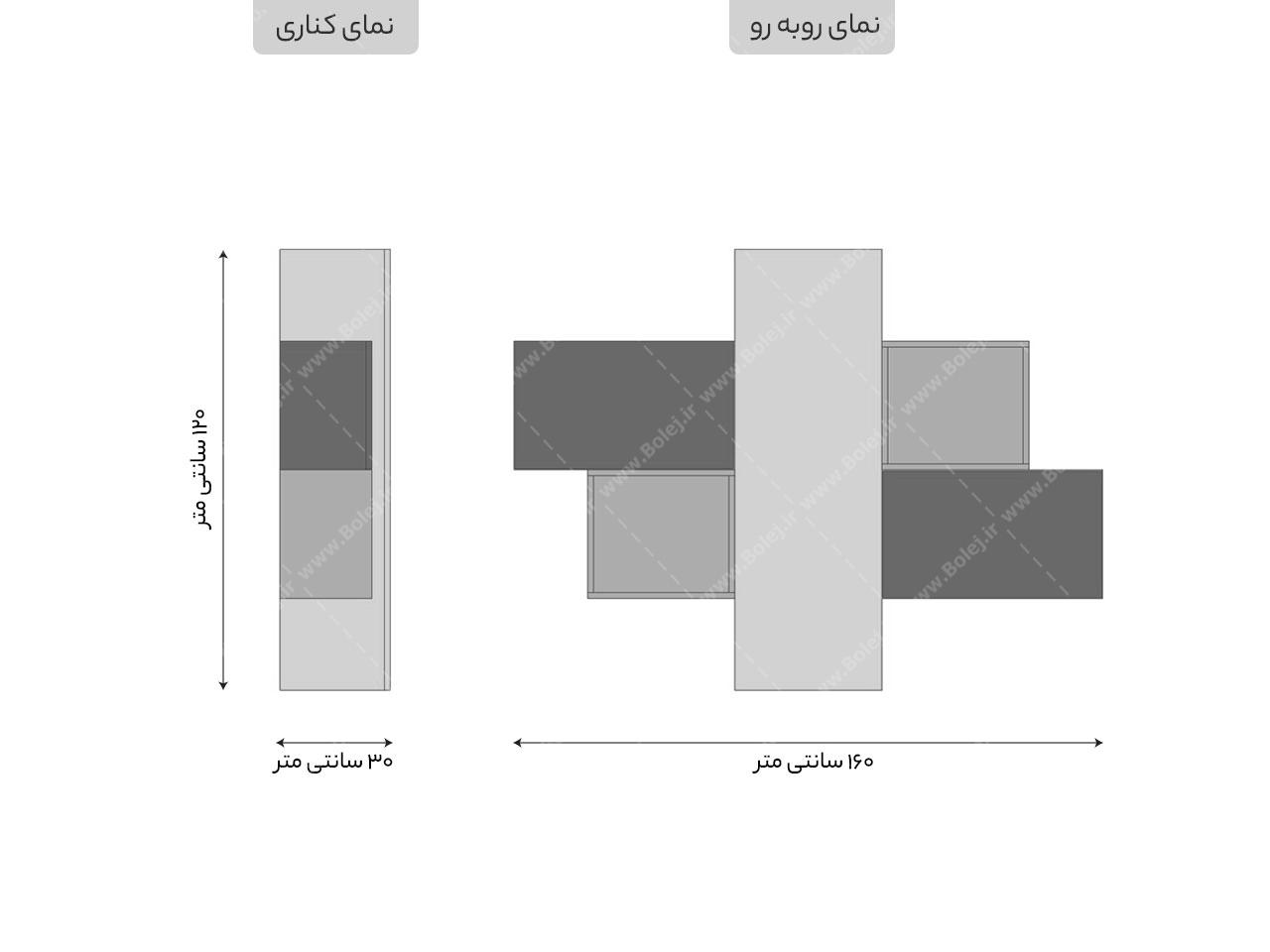 شلف دیواری D 22