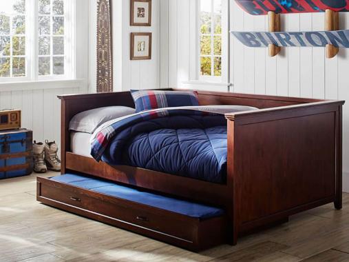 تخت خواب چوبی یک نفره ساده BSC 792