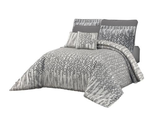 عکس روتختی دونفره شیک سفید طوسی RT208