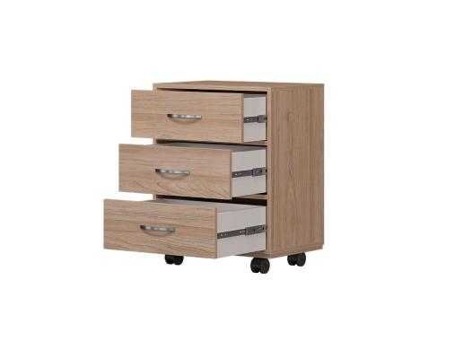 عکس فایل کشویی چرخدار سه طبقه FD812