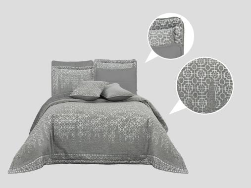 عکس روتختی دونفره طوسی RT218