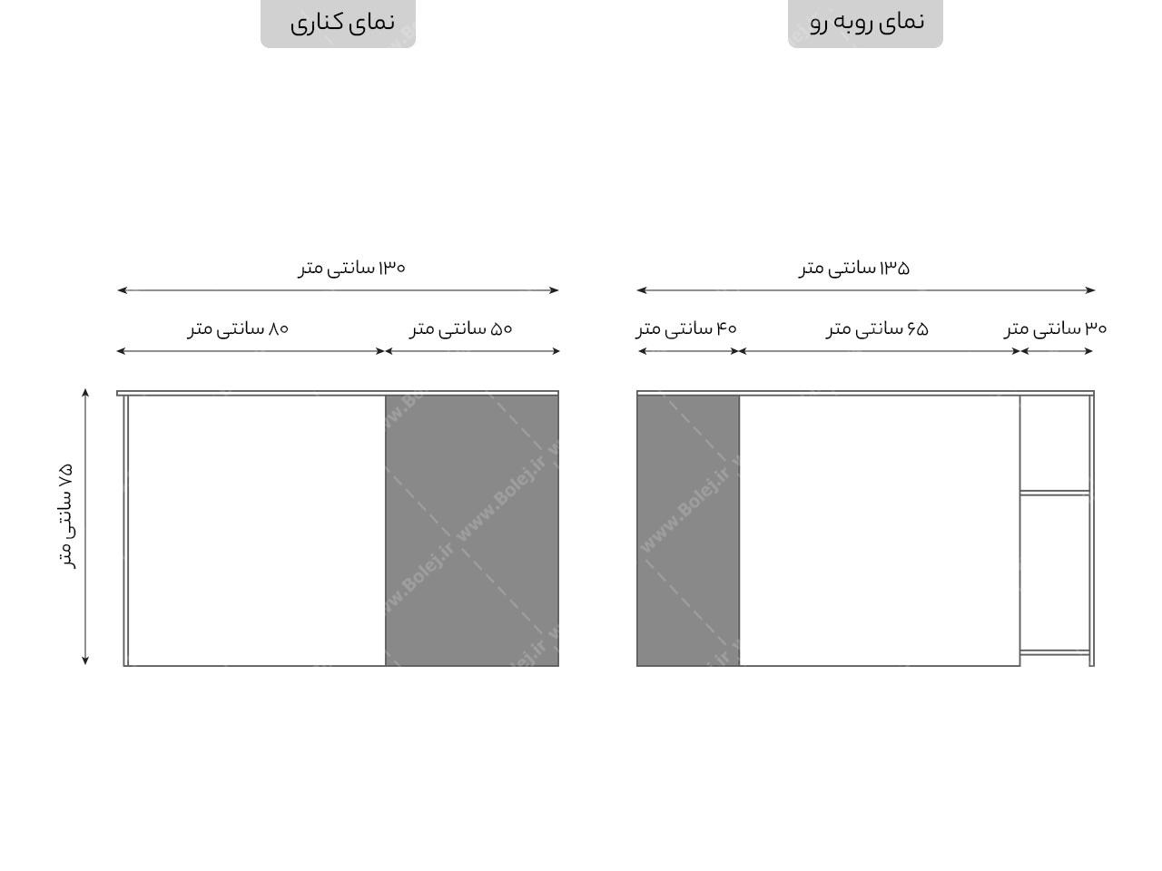 طرح میز کامپیوتر مدرن MC 12