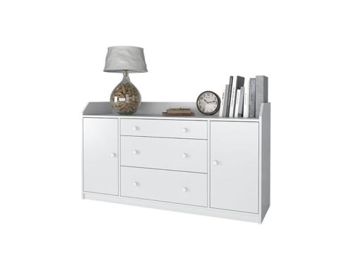 دراور مینیمال کمد دار سه کشو DR298