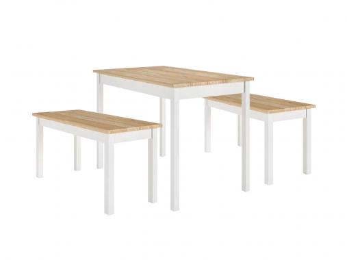 عکس میز ناهارخوری نیمکتی مینیمال 4 نفره TDM213