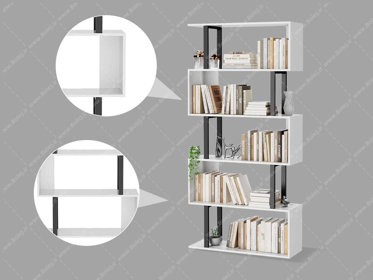 عکس قفسه کتابخانه فانتزی مدرن B88