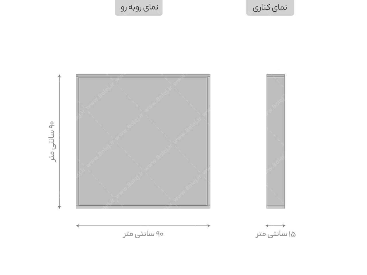 عکس میز تحریر تاشو ساده MT248