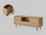 میز تلویزیون طرح چوب پایه فلزی 65 اینچ TF 154