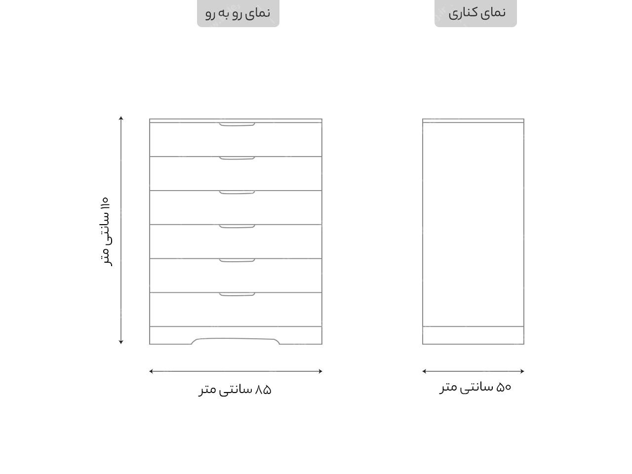 دراور ام دی اف مدل DR202