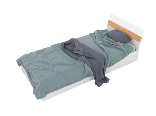 تصویر تخت خواب تک نفره اسپرت عرض 90 ساده BS944