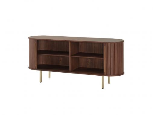 عکس کنسول چوبی مدرن پایه طلایی OC120