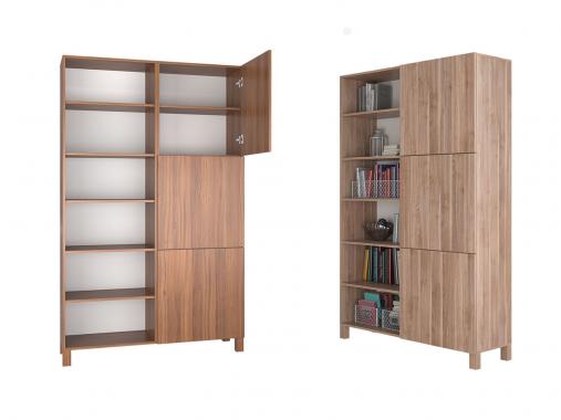 عکس کتابخانه ام دی اف اداری ساده B123