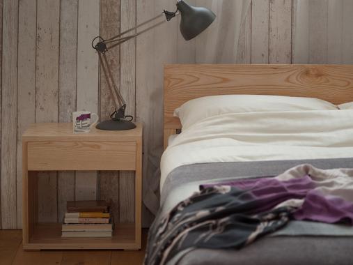 عکس سرویس خواب چوبی ساده قهوه ای رایان