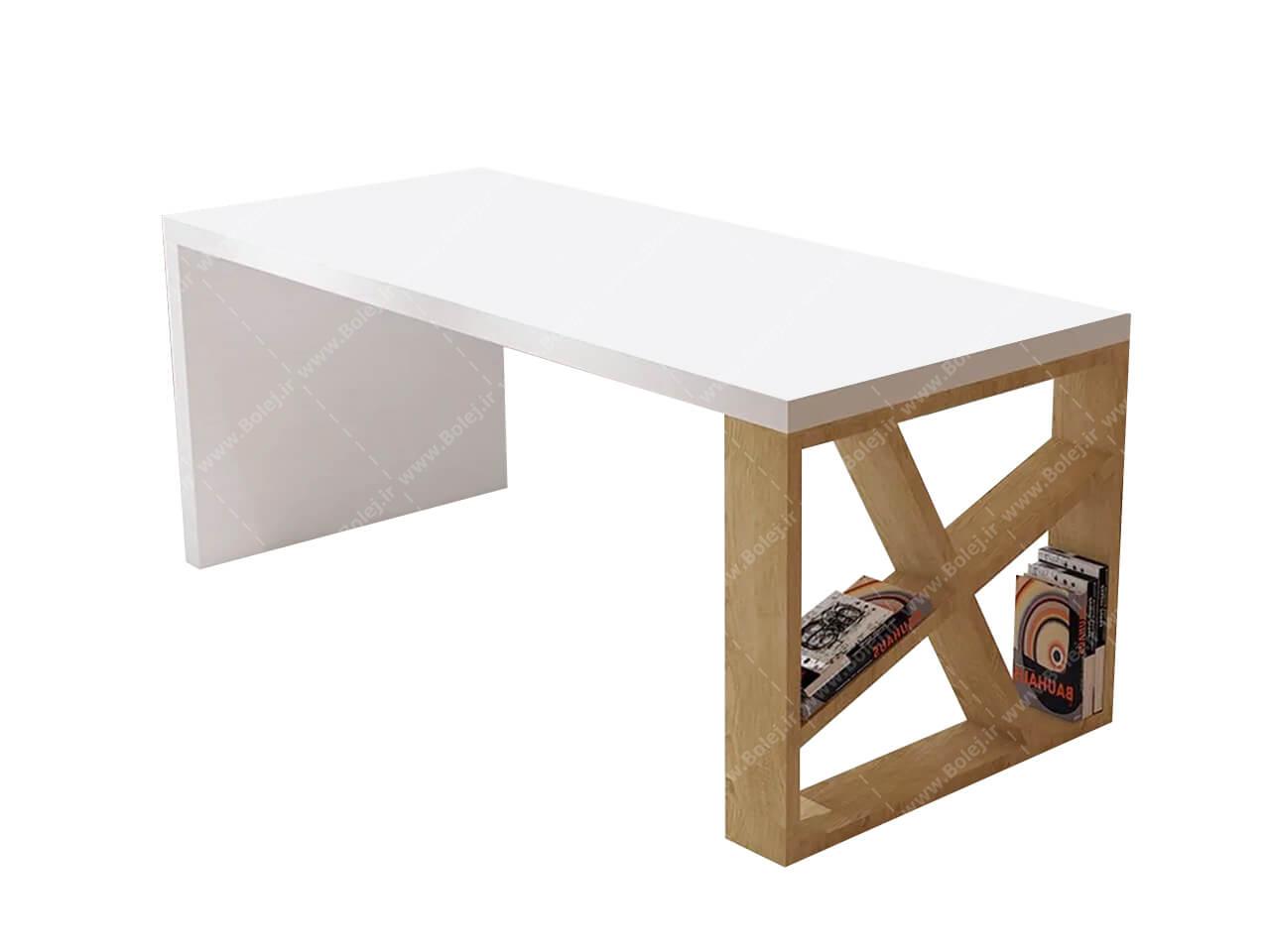 میز تحریر مدرن ساده بزرگ عرض 120 چوبی M352
