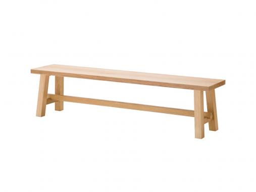 عکس میز ناهارخوری چوبی نیمکتی روستیک TDM211