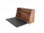عکس میز تحریر تاشو ساده پسرانه دیواری قفسه دار مشکی WT 550