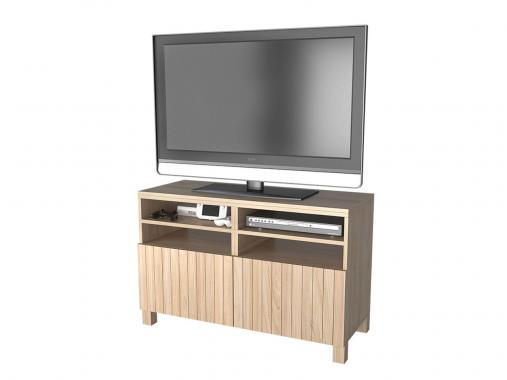 عکس میز تلویزیون ام دی اف ساده یک متری TF440