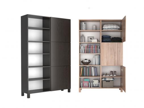 عکس کتابخانه ام دی اف اداری ساده B123