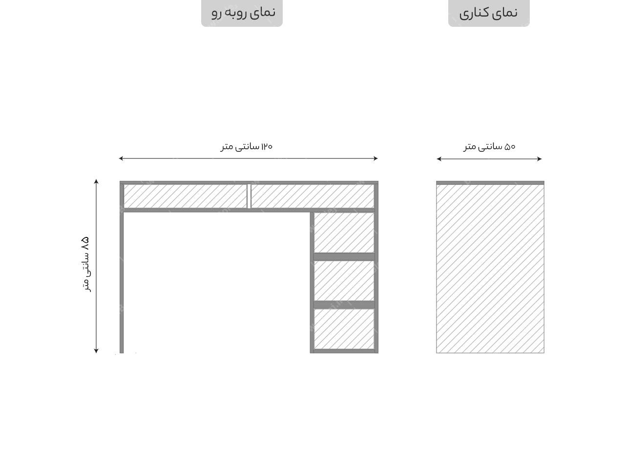 میز تحریر مدل M132