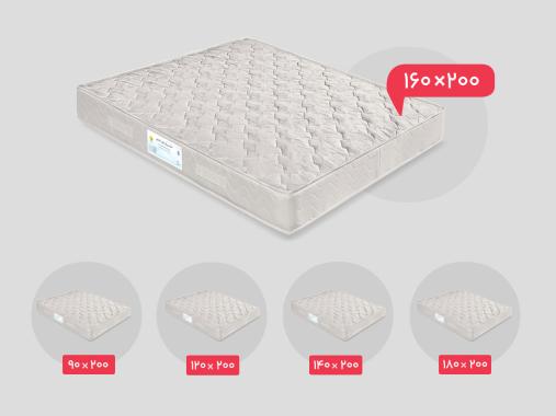 عکس تشک دونفره رویال آسایش ارتفاع کم مدل آوا