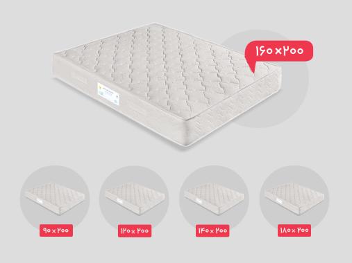 عکس تشک رویال آسایش دونفره طبی فنری مدل ارمغان