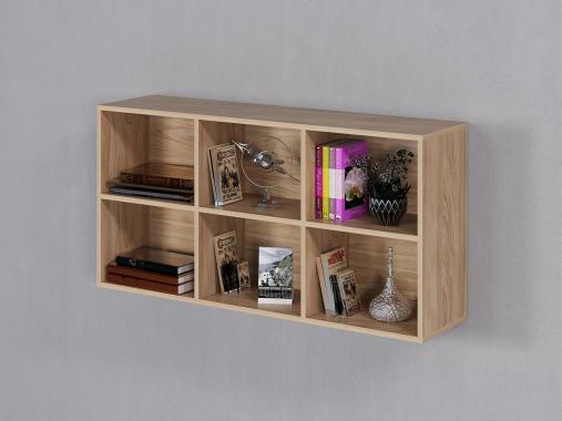 عکس کتابخانه دیواری ساده ام دی اف B125
