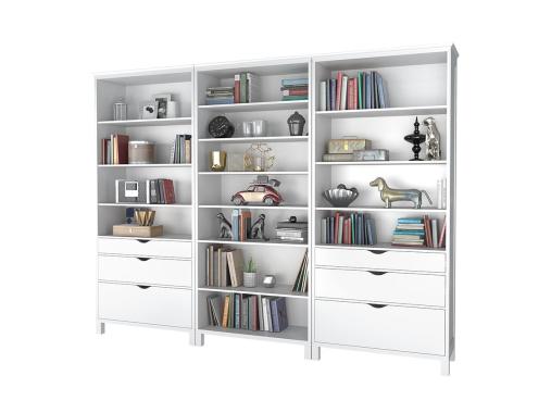 عکس کتابخانه کلاسیک بزرگ ام دی اف B131