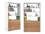 عکس کتابخانه کشودار ام دی اف عرض یک متر B135